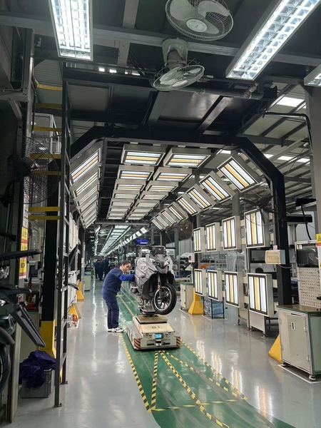 Chongqing Qiyuan Motorcycle Co., Ltd 製造者の生産ライン